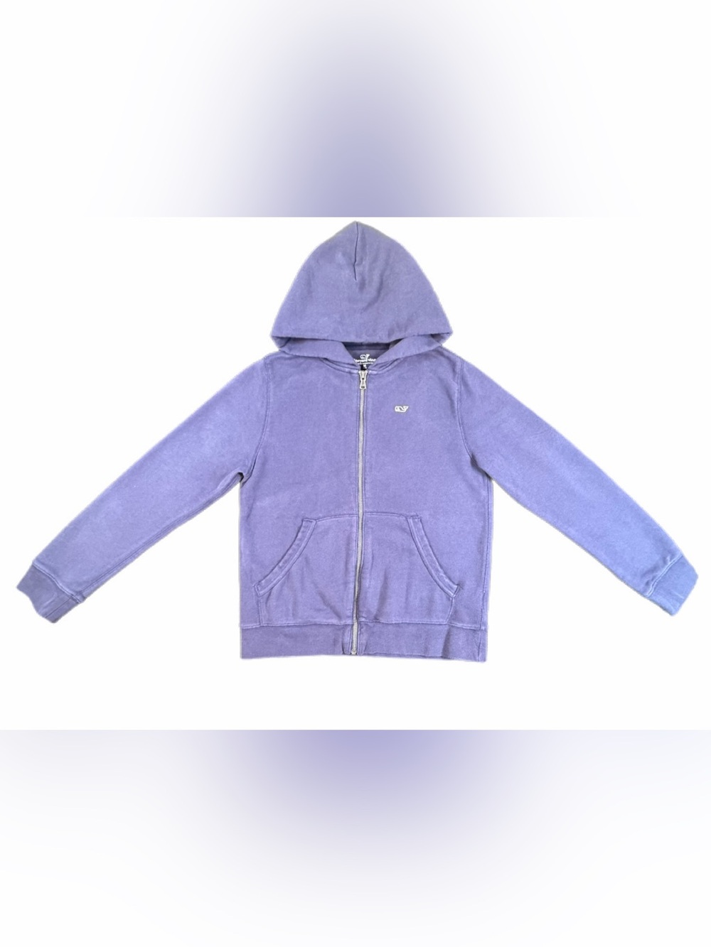 VINEYARD VINES Navy Full Zip Hoodie - M (12-14)